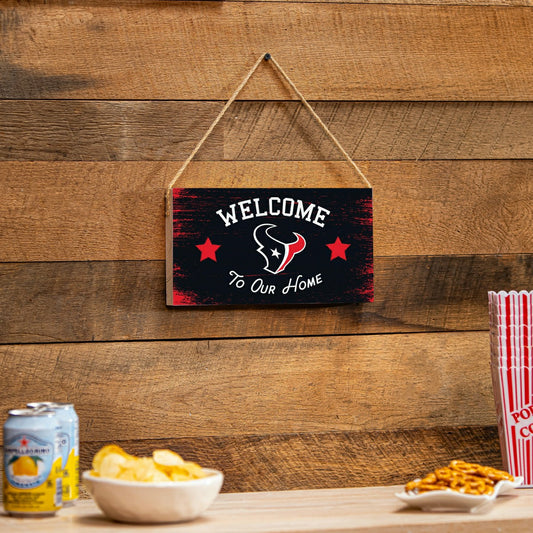 Team Sports America Essential - Houston Texans Wood Wall Sign, 6x11