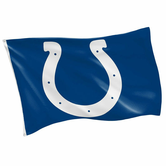 Team Sports America Recommended - Indianapolis Colts Single Sided Flag w/ 2 Grommets, 3'x5'