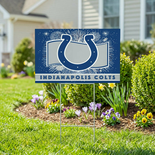 Team Sports America Recommended - Indianapolis Colts Yard Sign, Patriotic