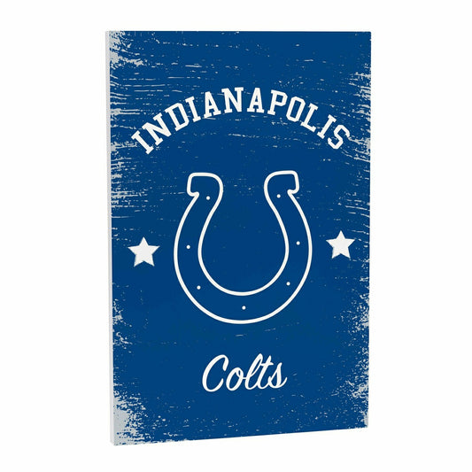 Team Sports America Value - Indianapolis Colts Wood Wall Sign, 16x24