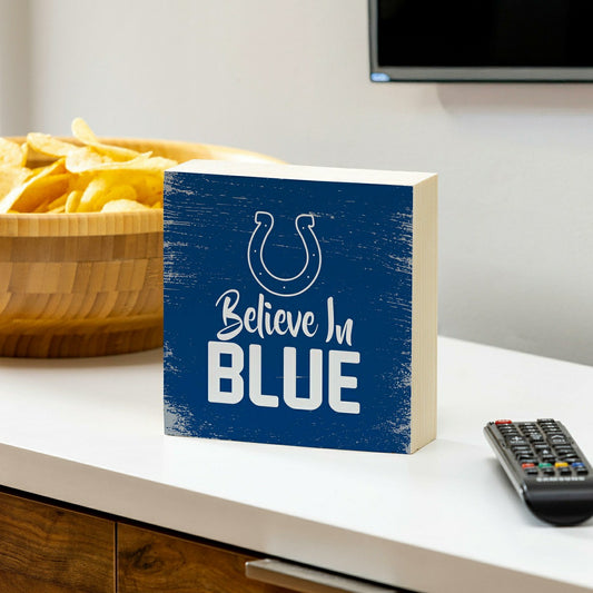 Team Sports America Recommended - Indianapolis Colts Plock, Down Home Fans, 6x6