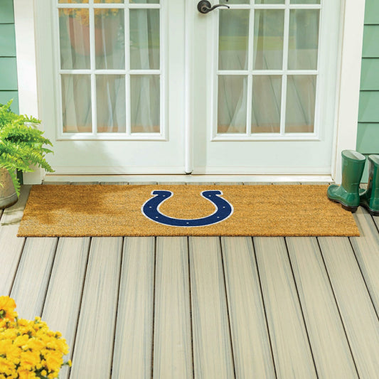 Team Sports America Signature - Indianapolis Colts Extra Large Full Color Coir Mat, 60"x24"