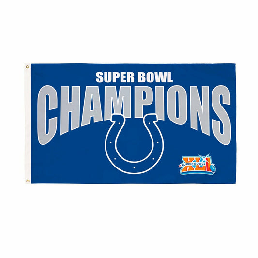Team Sports America Trending - Indianapolis Colts Superbowl XLI Champions Football 3x5 Flag
