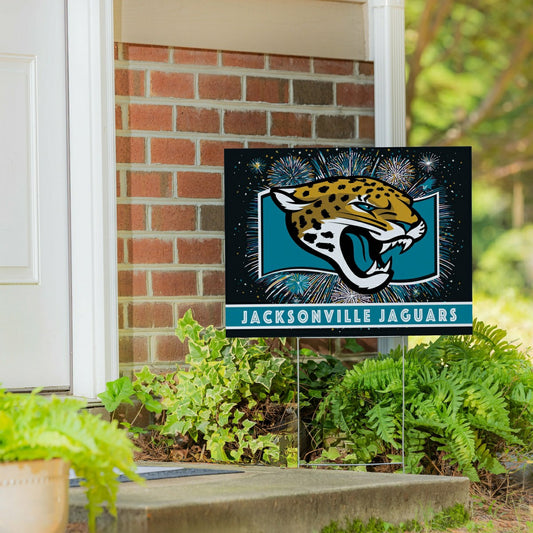 Team Sports America Signature - Jacksonville Jaguars Yard Sign, Patriotic