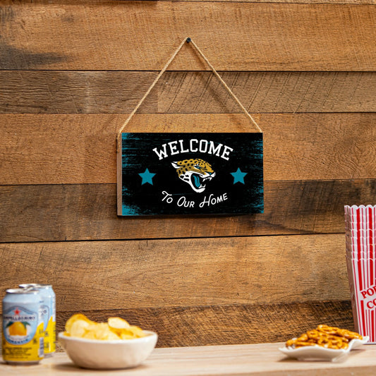 Team Sports America Exclusive - Jacksonville Jaguars Wood Wall Sign, 6x11