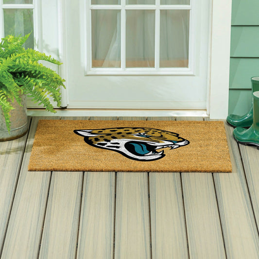 Team Sports America Value - Jacksonville Jaguars Large Full Color Coir Mat, 36"x24"