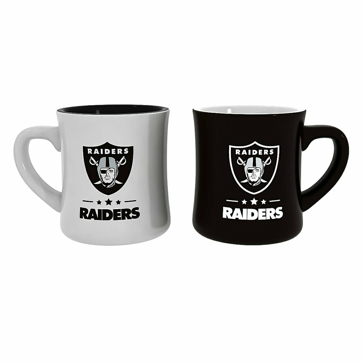 Team Sports America Value - Las Vegas Raiders 10oz Ceramic Cup Set, 2pc