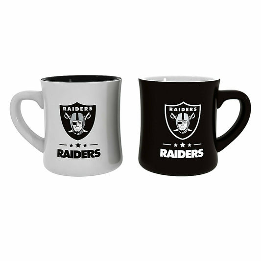 Team Sports America Value - Las Vegas Raiders 10oz Ceramic Cup Set, 2pc