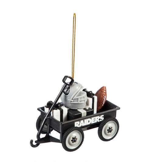 Team Sports America Exclusive - Oakland Raiders Team Wagon Ornament