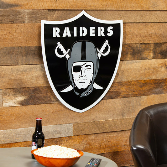 Team Sports America Everyday - LAS VEGAS RAIDERS Premier Metal Wall Art