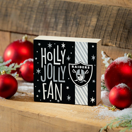 Team Sports America Value - Las Vegas Raiders Block, Holiday, 6x6