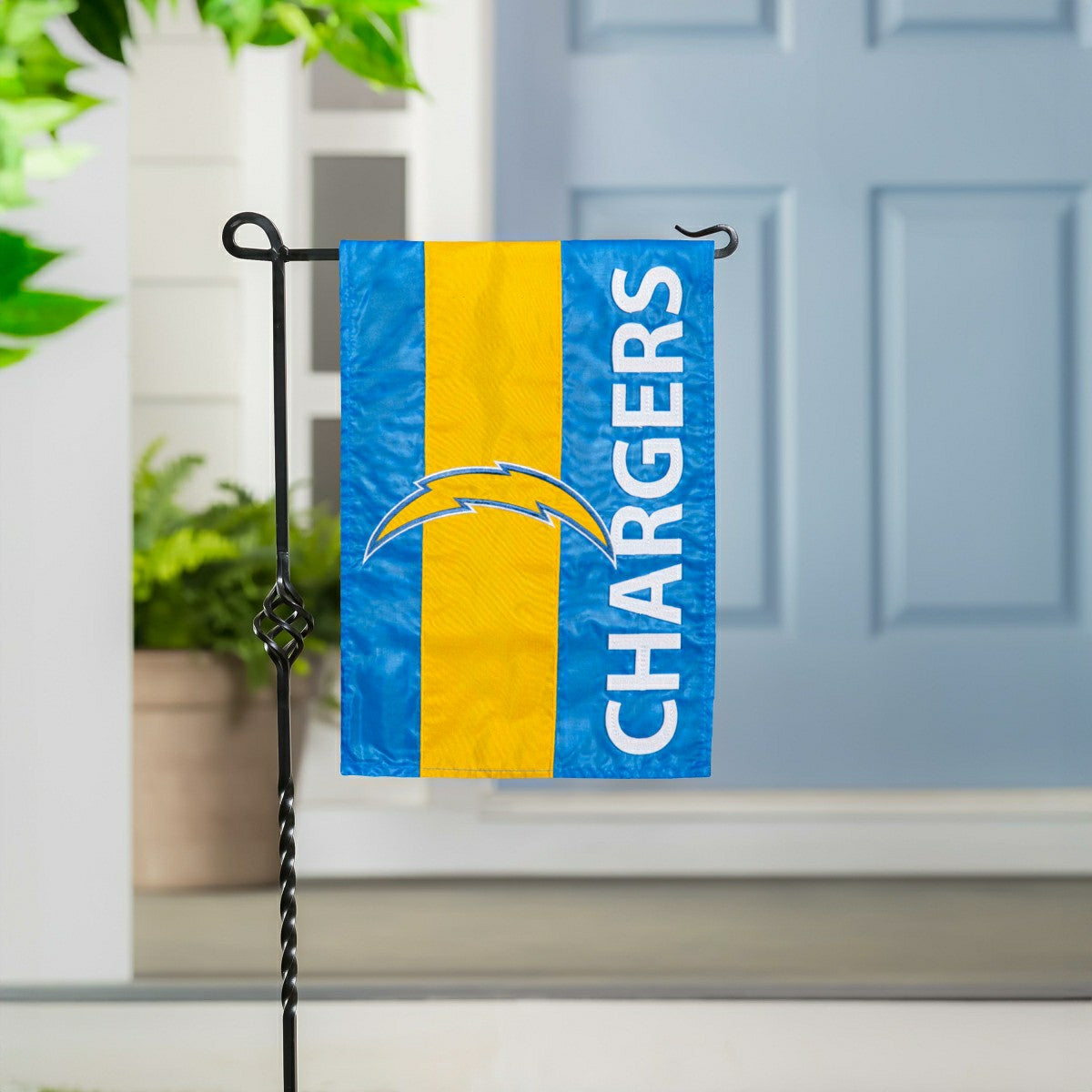 Team Sports America Everyday - LA Chargers Embellished Garden Flag