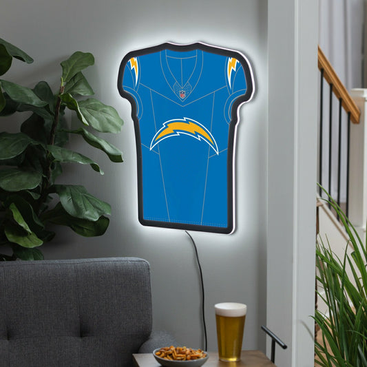 Team Sports America Essential - Los Angeles Chargers NFL Football Jersey Edgelite LED Decor