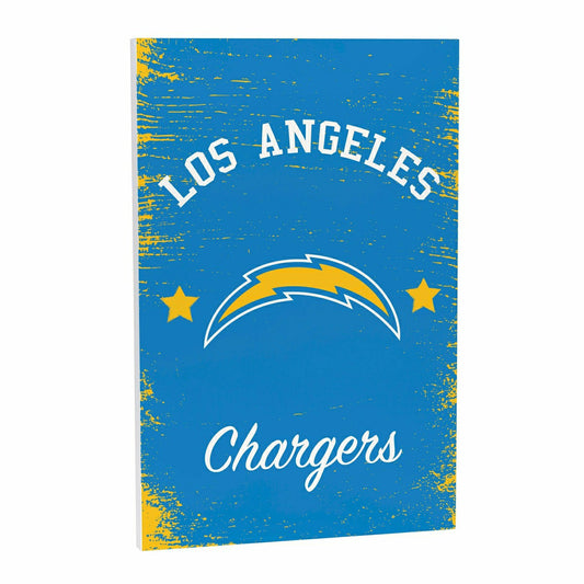 Team Sports America Essential - Los Angeles Chargers Wood Wall Sign, 16x24