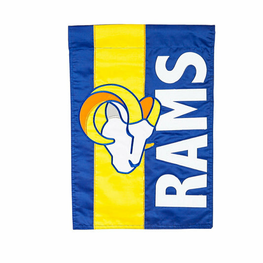 Team Sports America Best Seller - Los Angeles Rams Embellished Garden Flag