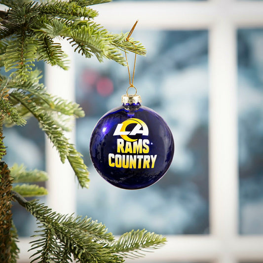 Team Sports America Exclusive - Blown Glass Ornament, Los Angeles Rams