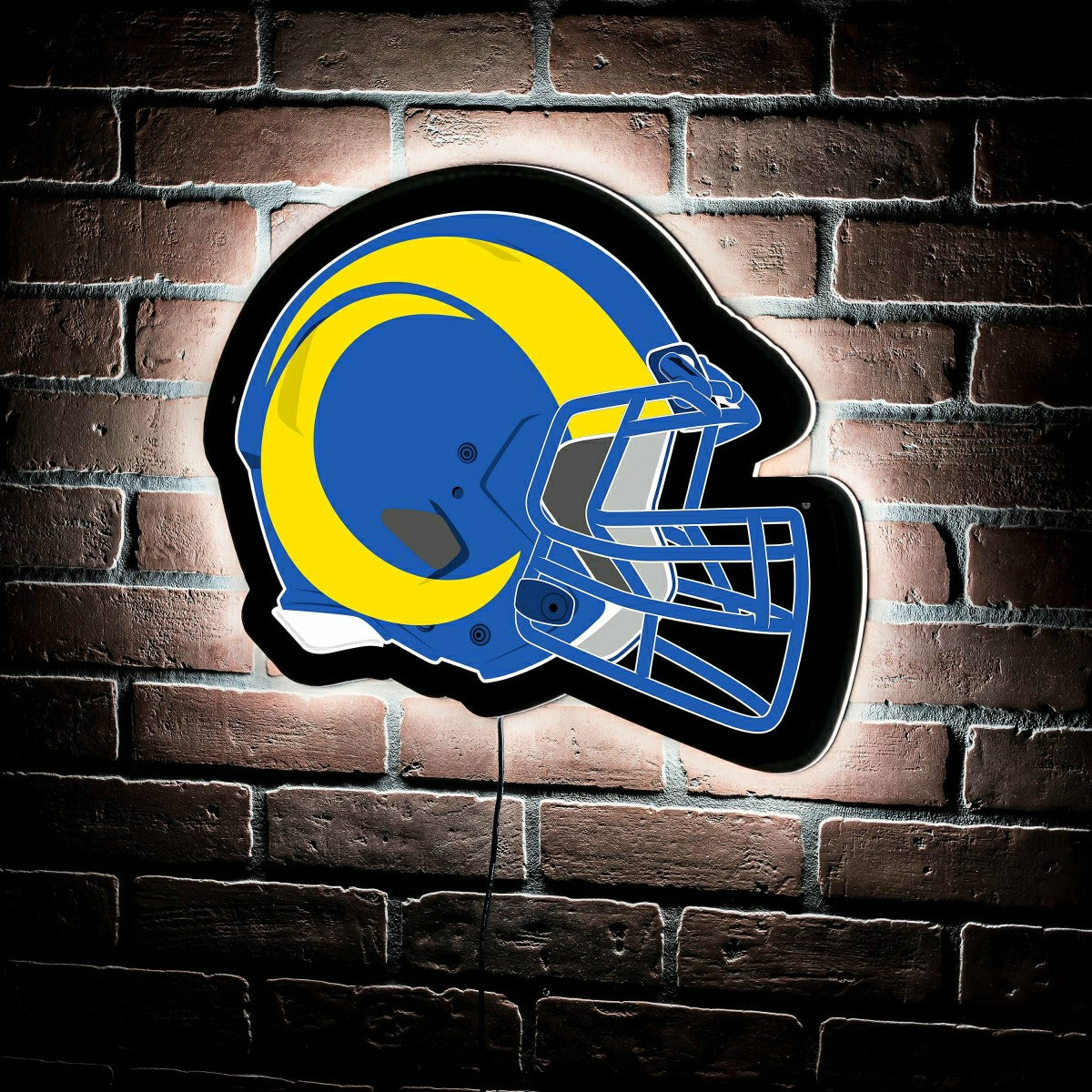 Team Sports America Everyday - LED Wall Decor, Helmet, Los Angeles Rams
