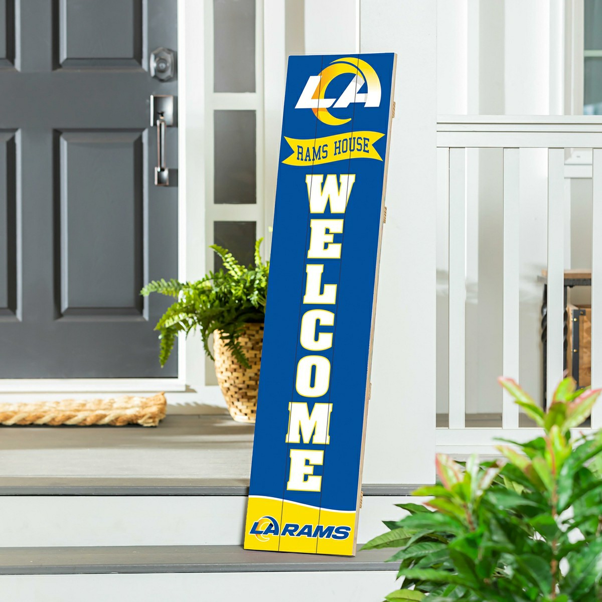 Team Sports America Value - Los Angeles Rams Large Single Sided Leaner, 46"