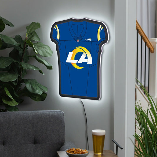 Team Sports America Signature - Los Angeles Rams NFL Football Jersey Edgelite LED Decor