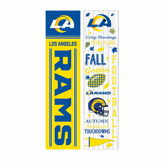 Team Sports America Recommended - 46" Double Sided Leaner, Los Angeles Rams, Fall Seasonal
