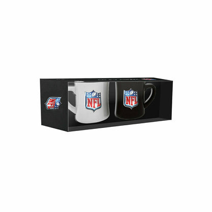 Team Sports America Essential - Miami Dolphins 10oz Ceramic Cup Set, 2pc