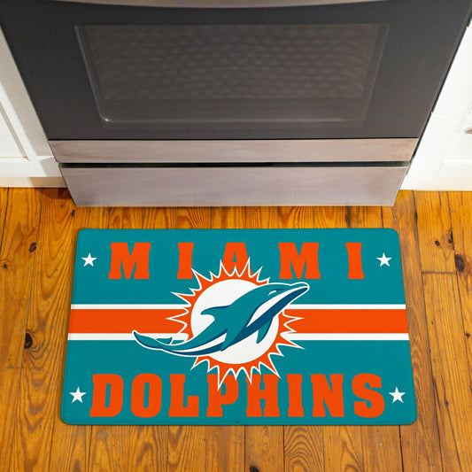 Team Sports America Classic - Miami Dolphins Anti-Fatigue Mat, 18"x30"