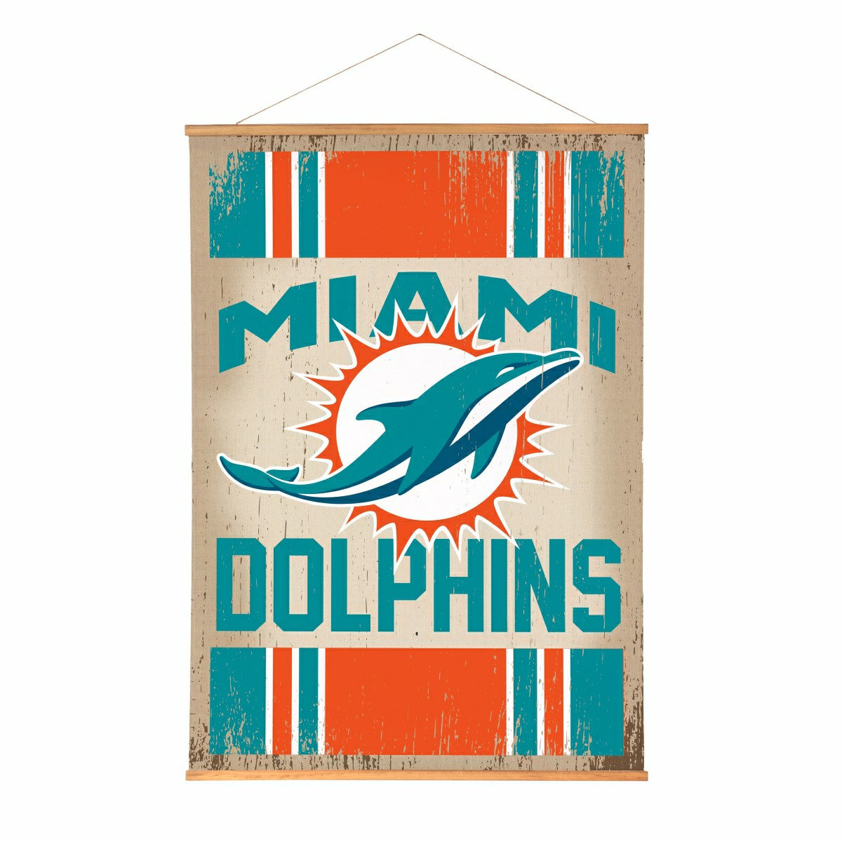 Team Sports America Trending - Miami Dolphins, Canvas Wall Tapestry, Large, 54x36