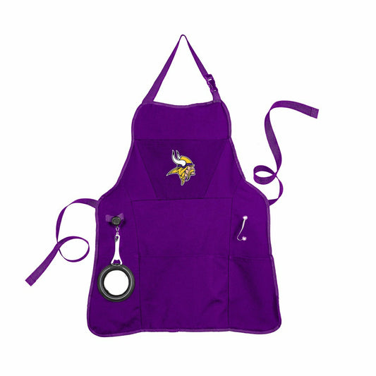 Team Sports America Value - Deluxe Cotton Canvas NFL Team Pride Grilling/Cooking Apron, Minnesota