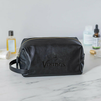 Team Sports America Value - Minnesota Vikings, Embossed Toiletry Bag, Black