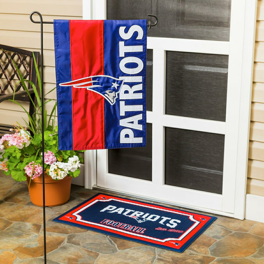 Team Sports America Value - New England Patriots Embellished Garden Flag