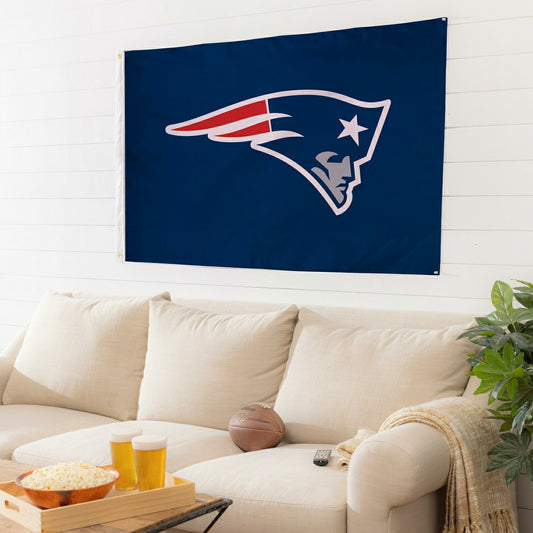 Team Sports America Trending - New England Patriots Single Sided Flag w/ 2 Grommets, 3'x5'