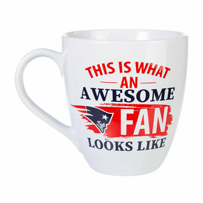 Team Sports America Exclusive - New England Patriots, Ceramic Cup O'Java 17oz Gift Set