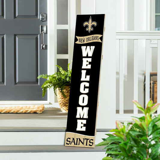 Team Sports America Essential - New Orleans Saints Large Single Sided Leaner, 46"