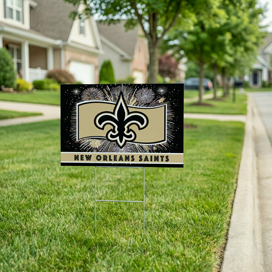 Team Sports America Essential - New Orleans Saints Yard Sign, Patriotic