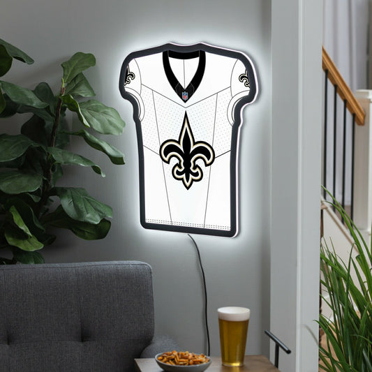 Team Sports America Best Seller - New Orleans Saints NFL Football Jersey Edgelite LED Decor