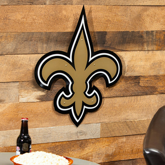 Team Sports America Exclusive - New Orleans Saints Premier Metal Wall Art
