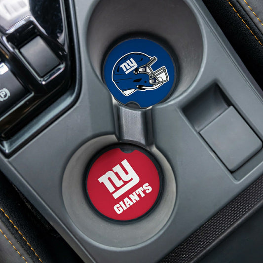 Team Sports America Recommended - New York Giants Car Coaster Set, 2pc