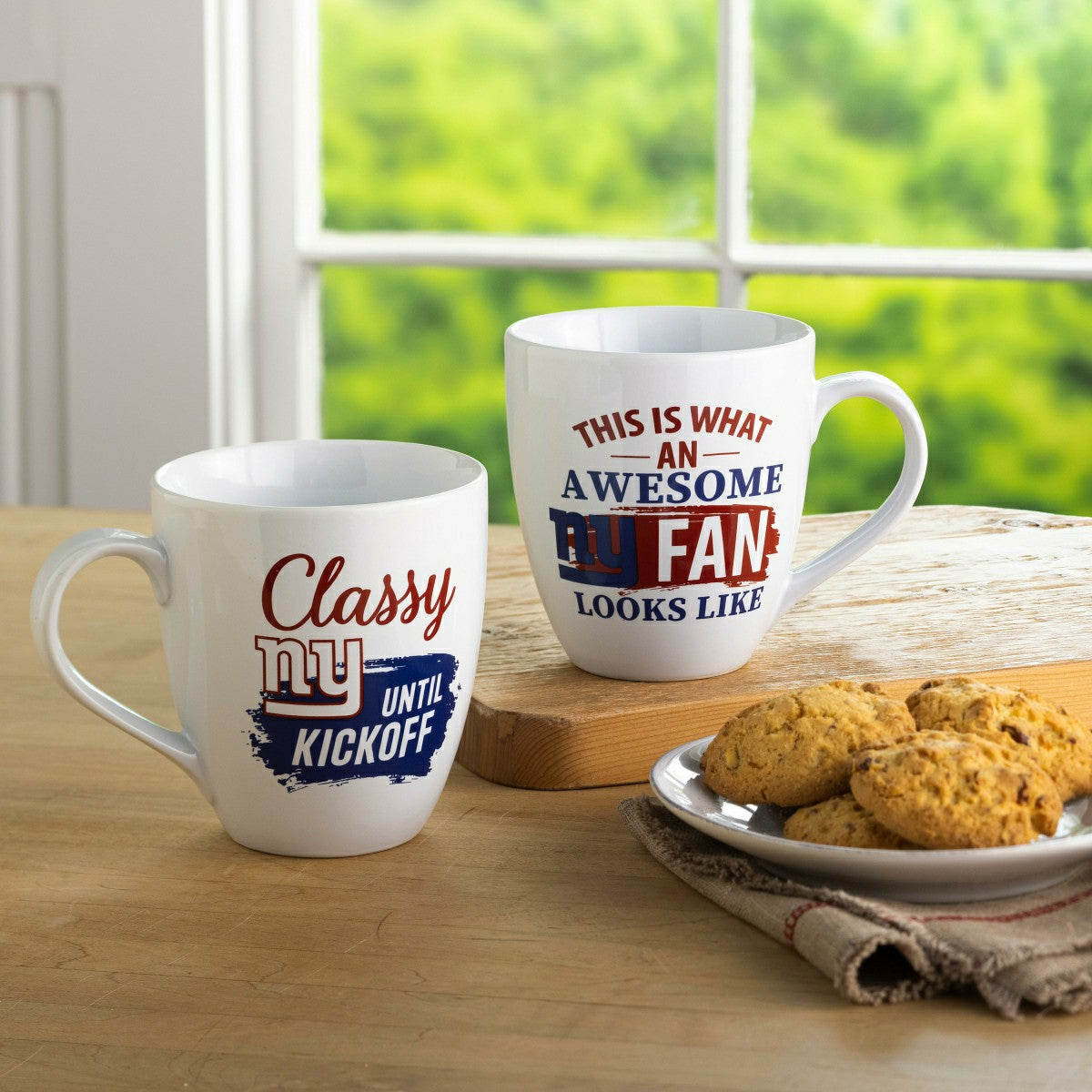 Team Sports America Everyday - New York Giants, Ceramic Cup O'Java 17oz Gift Set