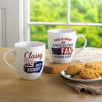 Team Sports America Everyday - New York Giants, Ceramic Cup O'Java 17oz Gift Set