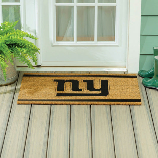 Team Sports America Best Seller - New York Giants Large One Color Coir Mat, 36"x24"