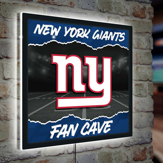 Team Sports America Classic - New York Giants 23"H x 23"L LED Wall Decor, Edgelite, Square