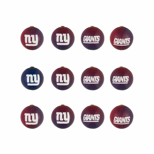 Team Sports America Trending - 12pc Ornament Set, New York Giants