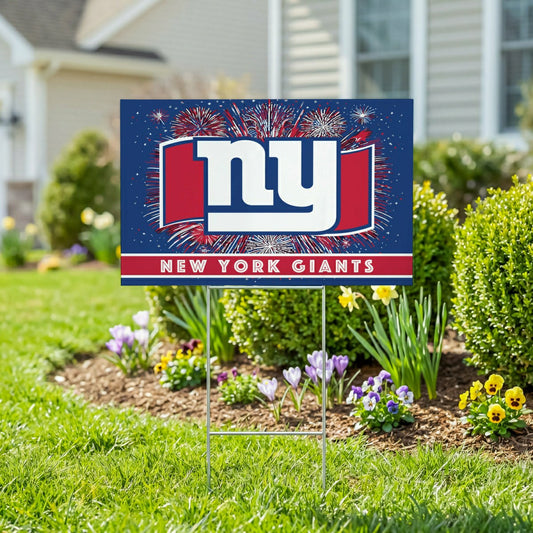 Team Sports America Signature - New York Giants Yard Sign, Patriotic