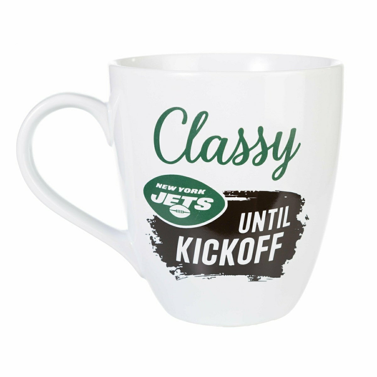Team Sports America Signature - New York Jets, Ceramic Cup O'Java 17oz Gift Set