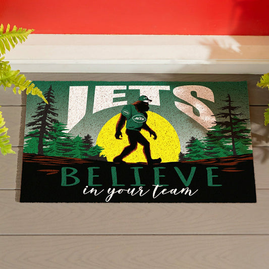 Team Sports America Value - New York Jets Bigfoot PVC Mat, 28"x16"