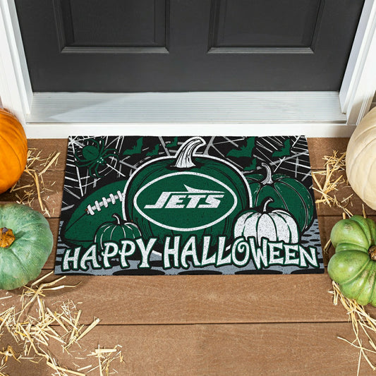 Team Sports America Signature - New York Jets Halloween PVC Mat, 28"x16"