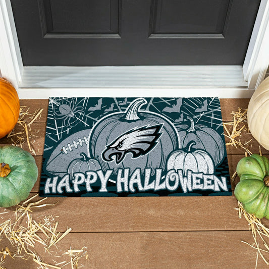 Team Sports America Exclusive - Philadelphia Eagles Halloween PVC Mat, 28"x16"