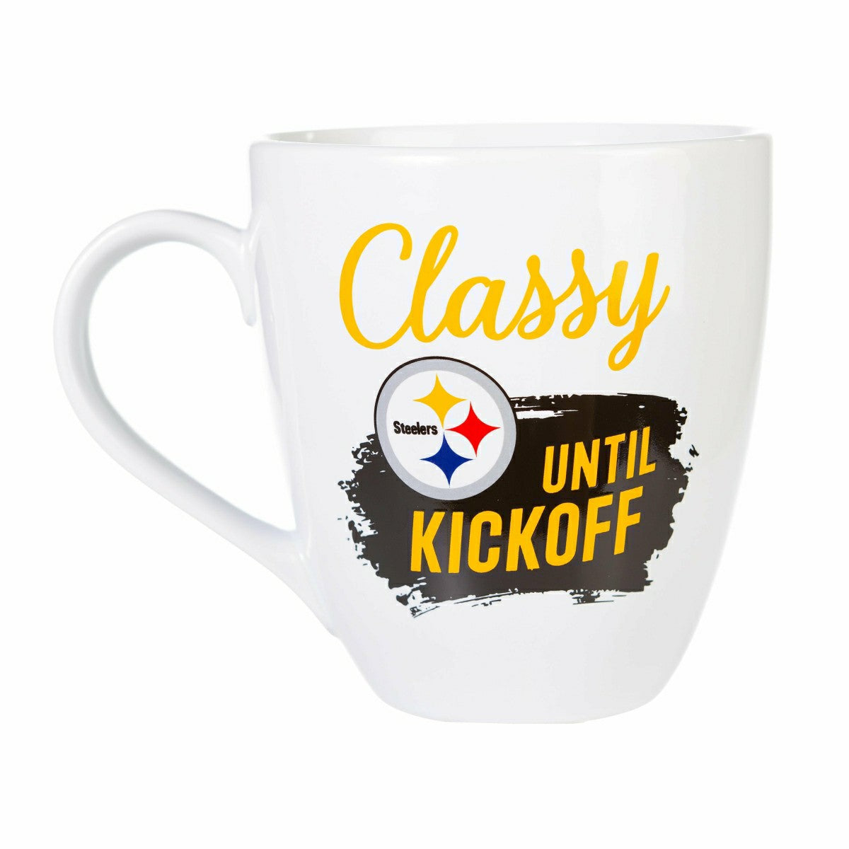 Team Sports America Recommended - Pittsburgh Steelers, Ceramic Cup O'Java 17oz Gift Set