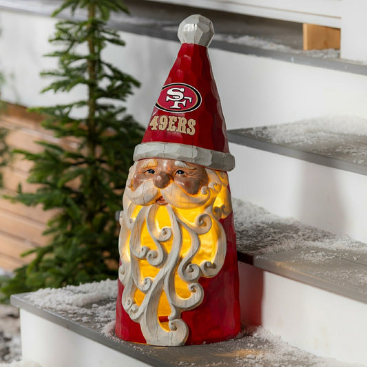 Team Sports America Signature - San Francisco 49ers Santa LED Statuary, 26"