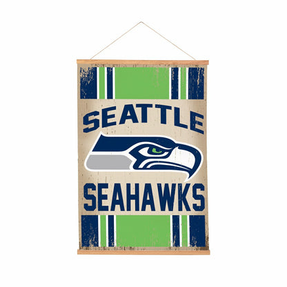 Team Sports America Value - Seattle Seahawks, Canvas Wall Tapestry, Medium, 36x24